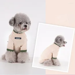 Dog Apparel Pet Sweaters Winter Clothes For Small Dogs Warm Sweater Coat Outfit Cats Woolly T Shirt Jacket