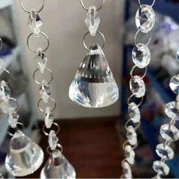 30mm Crystal Chandelier Prism Diamond Ball Pendant Hanging Suncatcher Lighting Beads Parts Home Decor Ornament Sun Catcher