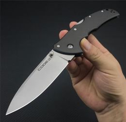 2022 New Cold Steel Code 4 Knife Mark S35VN Blade Aluminum Handle Outdoor Tactical Camp Hunt Survival Pocket Kitchen Folding Knive7775154