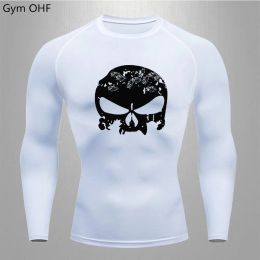 T-Shirts T shirt Men Compression Running T shirt For Men Long Sleeve Sportswear Bodybuilding Workout Shirt Slim Fit Fitness Rashguard