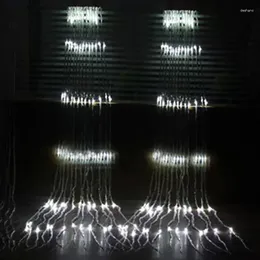 Party Decoration 320LED Waterflow Snowing Effect Curtain Led Waterfall String Light 3M Christmas Xmas Wedding Background Garden Decorati