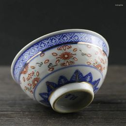 Cups Saucers Jingdezhen Top Ten Porcelain Factories Classic Blue And White Exquisite Tea Bowls Underglaze Colour Nostalgic