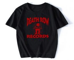 DEATH ROW RECORDS T Shirt Men High Quality Aesthetic Cool Vintage Hip Hop Tshirt Harajuku Streetwear Camisetas Hombre 2107144380797