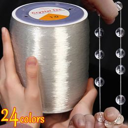 DIY 1mm Strong Elastic Crystal Beading Cord Bracelets Necklace Stretch Thread String Necklace Jewelry Making Line 393inch/Roll