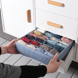 Foldable Underwear Bra Organisers Resistant Sock Storage Box Clothes Organisers Of Cabinets Drawers Bedroom Home Separator Boxes