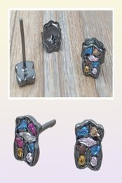 Stud Bear Jewelry 925 Sterling Silver earrings Pendientes Fantasy De Plata Fits European Jewelry Style Gift 3136735205016933