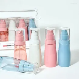 Storage Bottles 5PCS 60ml Nordic Travel Portable Dispenser Bottle Set Toiletries Makeup Kit Spray Lotion Fine Mist Toner Empty