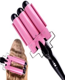 Professional Hair Curling Iron Ceramic Triple Barrel Hair Curler Irons Hair Wave Waver Styling Tools Styler Wand3441814