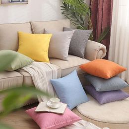 Pillow Cover Home Decor 45x45CM Cute Living Room Decoration Velvet Person Avatar Square Polyester Linen Gift E0527