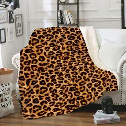 Blankets Abstractive Colors Print Home Office Nap Blanket Double-sided Fleece Warm Couch Bed Cover Travel Cold-proof