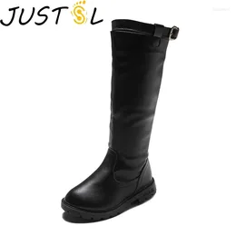 Boots Autumn Winter Children's Flat With Fashion Keep Warm Girls Casual Kids Student Comfortable Size 27-37