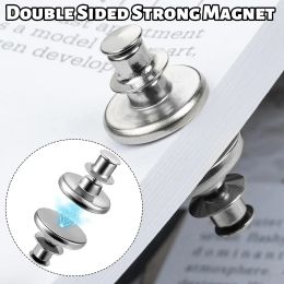 12/1Pairs Magnetic Curtain Buckle Detachable Nail Free Window Screen Close Magnet Buckle Holder Adjustment Curtain Closure Clips