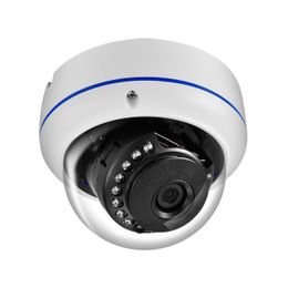 IP Cameras AZISHN 2.8mm Wide Angle POE Vandalproof H.265 5MP 4MP 3MP 2MP Audio IP Camera Waterproof Dome P2P 15IR For CCTV Surveillance Kit 240413