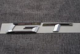 Chrome GT Letters Number Trunk Rear Emblem Badge Sticker for BMW 3 5 Series GT8555201