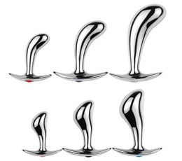 3 PcsSet Metal Anal Plug Jewellery Anchor Butt Plug Dialator Stimulator Masturbator Prostate Massager Gay Sex Toys For Adult 2107206204708