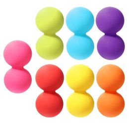 WholeBody Building Yoga Double Lacrosse Message Ball Mobility Myofascial Trigger Point Release Peanut Ball Fitness Ball8120667