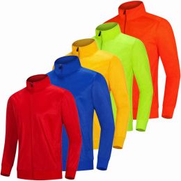 Jackets Winter velvet Running Jacket Men kids Long Sleeve Gym Fitness Workout Sportswear soccer football Hooded Jogging Sports Tops