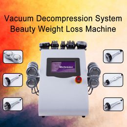 Slimming Machine Cavitation Machine 40K 6 In 1 Ultrasonic Vacuum Rf Lipo Laser Body Shaping Slimming Device Salon Use