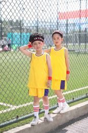 Clothing Sets Clothing Sets Football Uniforms For Kid Boys And Girls Children aldult Custom Basketball Team Suit Clothing Set Tracksuit C240413