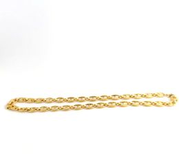 Men039s Solid 14 K Yellow Fine Gold GF Sun Character Necklace Rings LINK Chain 24quot 10mm Birthday Valentine Gift valuable2292108