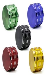 Premium Metal Grinder 4 Parts 63mm 25 Inches Polygon Herb Grinders Herb Spice Crusher Tobacco Grinder 5 Colors5356414