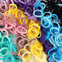 Hair Bands Candy Colour Hair Ring For Girls Women Ponytail Holder Korean Style Hair Rope Hair Accessories Elastic Rubber Band