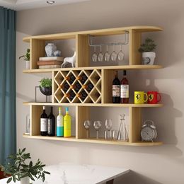 Modern Luxury Wine Rack Modern Display Man Holder Wall Wine Rack Storage Shelf Fancy Botelleros De Vino Furniture Living Room