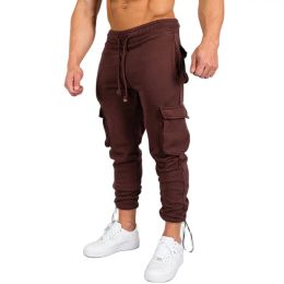Pants Men Running Sweatpants Autumn Joggers Slim Track Pants Gym Fitness Workout Cotton Trousers Male Outdoor Sports Training wear