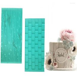 Baking Moulds Fondant Decorating 2 Pieces Of Stone Wall Embossing Die Cake Skirt Mould Tools