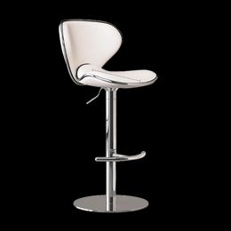 Dining Metal Bar Chairs Modern Luxury White Swivel Bar Stool Nordic Design Bancos Para Barra De Cocina Restaurant Furniture