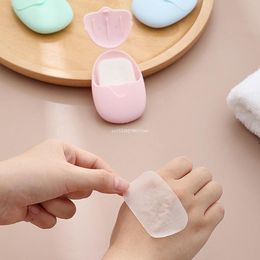 150pcs Disposables Travel Soap Sheets Paper Washing Hand Clean Scented Slices Bath Hand Body Cleaning Soaps for Outdoor Dropship