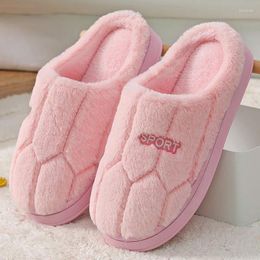 Slippers 2024 Women Indoor Warm Plush Home Slipper Anti Slip Autumn Winter Shoes House Floor Soft Silent Slides For Bedroom