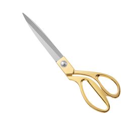 9.5 Inch Sewing Scissors 23.5cm Dressmaking Shears Luxury Gold Tailoring Cutter DIY Fabric Clothes Needlework Accessories Tools