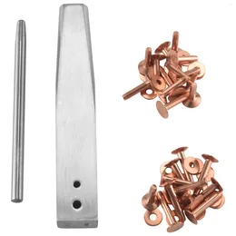 Bowls And Burr With Setter Copper Fastener Install Setting Tool Hole Punch Cutter