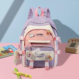 School Bags TINYAT Cute Women's Backpack Waterproof Girl Laptop Bag Large Capacity Student Shoulder Fashion Korean