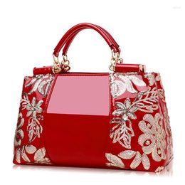 Shoulder Bags Selling Fashion Patent Leather Sequins High-end Women's Bag Design Handbag Ladies Messenger