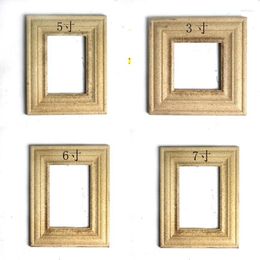 Frames Blank Wood Frame Various Size Wooden For Po Printing