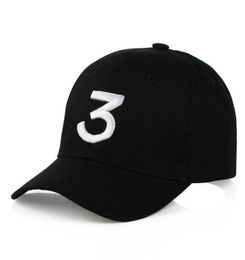 New Chance The Rapper 3 Dad Hat Baseball Cap Adjustable Strapback BLACK Baseball Caps4016192