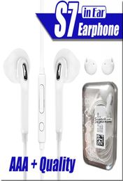 Earphones Headphone High Quality In Ear Headset With Mic Volume Control For Galaxy S7 S6 edge Mobile Phone9655888
