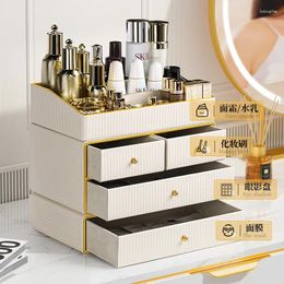 Kitchen Storage Cosmetics Box Skin Care Dresser Bedside Table Sundry Face Mask Lipstick Advanced Drawer Type Rack