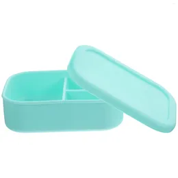 Dinnerware Silicone Lunch Box Portable Bento Case Container Office Snack Containers Outdoor Sealed