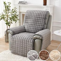 Chair Covers 1/2/3 Seat Household Living Room Recliner Cover Sofa Plush Soft Comfortable Non-Slip Armchair Home Decoration