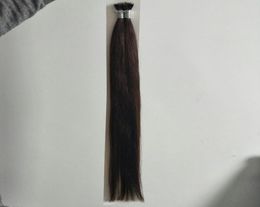 ELIBESS HairRussian Remy Nano Ring Human Hair Extensions 16quot 26quot 100sset stick tip nano ring hair extensions 2 dark 5798669