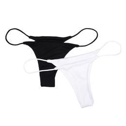 Sexy G Strings Plus Size Female Thin Strappy S-XL Low Rise Bikini Underwear Thongs Panties