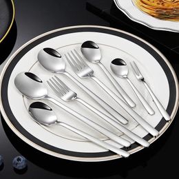 Spoons 304 Stainless Steel Coffee Spoon Round Head Korean Style Honey Dessert Gift Mixing