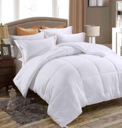 Juwenin Luxury Duvet Insert Goose Down Alternative Comforter Quilt6821766