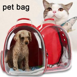 Cat Carriers 6 Colors Breathable Small Pet Carrier Bag Portable Outdoor Travel Backpack Dog Carrying Cage