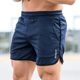 Calças 2023 Novo verão curto de corrida masculino esportivo de corrida shorts fiess shorts de ginástica rápida seco