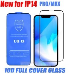 10D Full Cover Tempered Glass Phone Screen Protector for iphone 14 13 12 11 pro max mini XR XS X 6 7 8 Plus iphone14 glass9883084