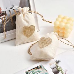 Party Decoration Burlap Bundle Pocket Birthday And Other Holiday Gift Bags